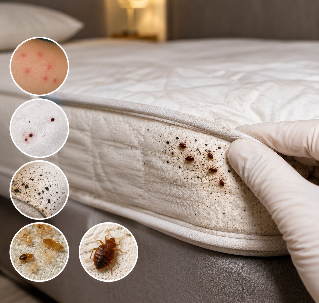 Signs of a Bed Bug Infestation in Homes and Hotels