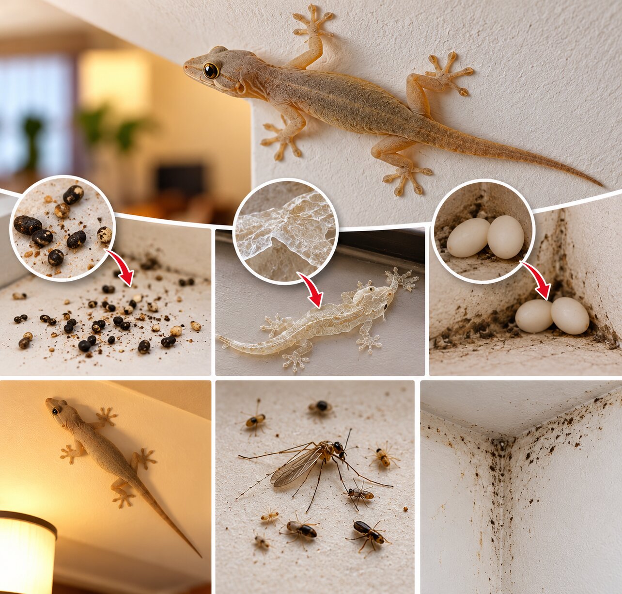 Signs of a Lizard Problem in Homes and Offices